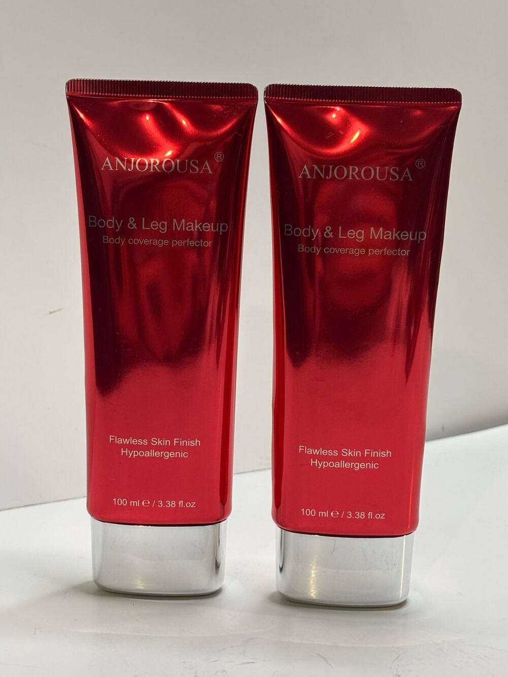 Anjorousa Body & Leg Makeup 3.38 oz Natural – 2-Pack – Full Coverage